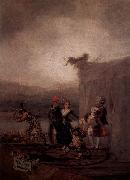Francisco de Goya Wanderkomodianten Spain oil painting artist